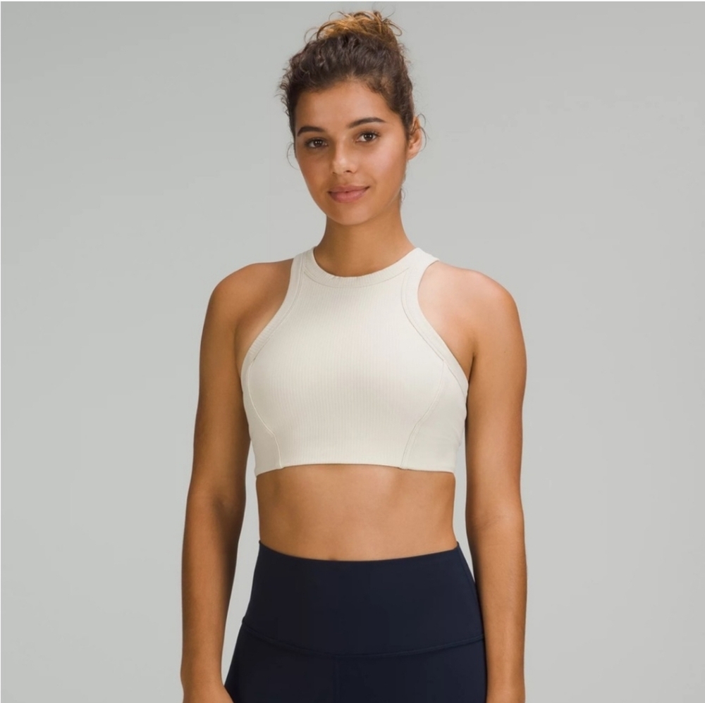 Lululemon Ribbed Nulu High Necked Sports Bra 6